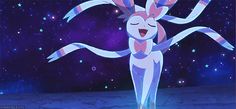 a cartoon character is dancing in the night sky with stars and moon behind her,