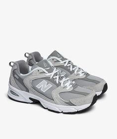 The 530 item  from the brand   New Balance from the  Spring Summer 2024 campaign, has arrived SVD. New Balance Grey Shoes, New Balance 530 Grey, Sneakers New Balance, Grey New Balance, Shoe Wishlist, Spring Summer 2024, Gym Shoes, Grey Shoes, New Balance Shoes