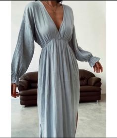 Romantic Cotton Long Dress Casual Dress Boho Cotton Dress - Etsy Chic Long Sleeve Maxi Dress For Wedding, Long Sleeve Maxi Dress For Vacation, Elegant Long Sleeve Maxi Dress For Brunch, Flowy Long Sleeve Midi Dress For Wedding, Bohemian Long Sleeve Maxi Dress For Wedding, Bohemian Long Sleeve Maxi Wedding Dress, Bohemian Long Sleeve Wedding Maxi Dress, Bohemian Long Sleeve Billowy Maxi Dress, Flowy Long Sleeve Maxi Dress For Vacation