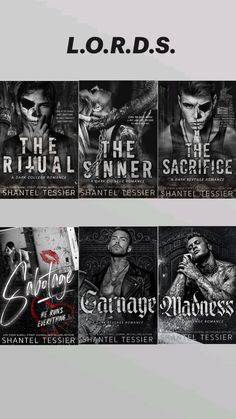 the cover art for lord s, featuring four different covers