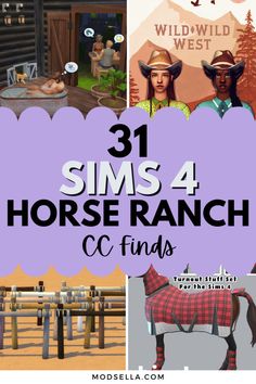 Sims 4 Horse Ranch CC