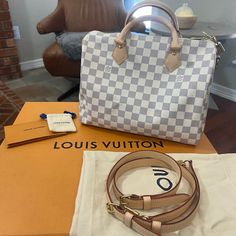 Only Carried Twice. Inside Is Immaculate. Removable Shoulder Strap Never Used. Slight Patina On Two Spots (Shown In Photos) - Outside Of That, Brand New Condition. Comes With Original Box And Dust Bag. Louis Vuitton Mm, Brown Crossbody Bag, Brown Crossbody, Canvas Crossbody Bag