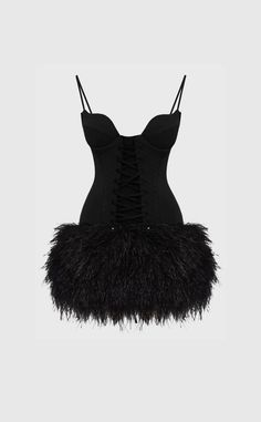 Gigi minidress Romanian Fashion, Black Palette, Gala Outfit, The Little Black Dress, Made In Romania, Brand Dresses, Elegant Dresses For Women, Couture Wedding, Ostrich Feathers