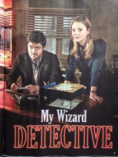 an advertisement for the movie my wizard detective