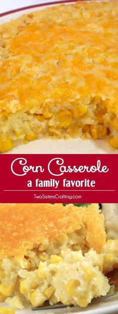 corn casserole is a family favorite it's so easy to make and delicious