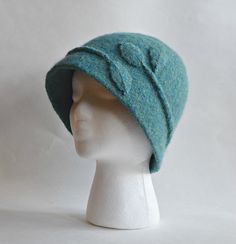 http://www.ravelry.com/patterns/library/vine-cloche-felted-hat