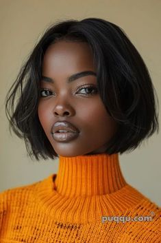 Voluminous Bob, Natural Hair Bob Cut, Medium Bobs, Κούρεμα Bob, Short Black Hair, Crown Collection, Cyberpunk Female