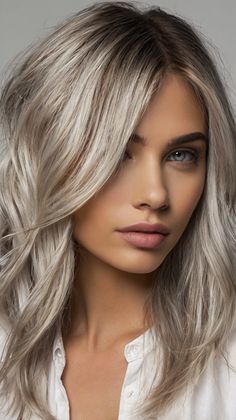 Perfect Your Look with Platinum Blonde Shag Cut 51 Platinum Blonde Hair Color Ideas Fresh New Loo... Platinum Blonde Shag, Blond Haircolor, Platinum Blonde Hair Color Ideas, Blonde Shag, Shag Cut, Pixie Haircut Styles, Hairstyle For Chubby Face, Blonde Hair Transformations