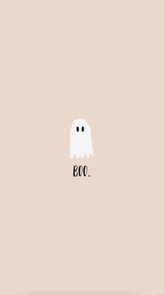 a ghost with the word boo on it