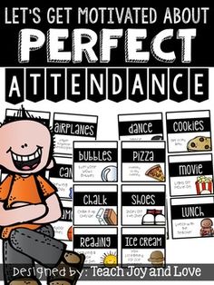 let's get motivitated about perfect attendances for students to practice their language skills