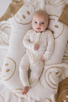 Made of the softest premium bamboo. Durable and well designed your little ones can sleep and play in these cozy pajamas. Our smallest sizes have rollover cuffs on the hands and all of the one piece sizes have cuffs on the feet giving you the option to go footless or footed without changing outfits. Sizes available in newborn - 24 months Material : 95% bamboo viscose / 5% spandexA key benefit of bamboo clothing is that it is naturally hypo-allergenic, gentle on the skin, and highly breathable. It keeps skin cool in summer and warm in winter by wicking away any excess moisture. No need for both summer and a winter wardrobe – with bamboo clothing you babe will you be comfortable year round.Care Instructions : Wash with like colorsTumble dry on low or hang dryExclusively available at Forever F French Baby, Pajama Romper, Bamboo Pajamas, Cozy Pajamas, Bamboo Clothing, Baby Swimming, Christmas Blankets, Just Smile, Newborn Outfits