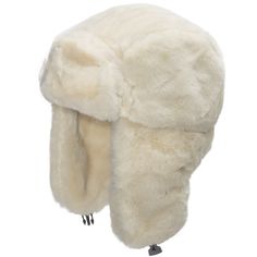 Ivory White Fur Hat Aesthetic, Winter Hats With Ear Flaps, Cute Hats Winter, Cool Fashion Accessories, Cute Warm Hat, Y2k Ushanka, Fur Hat Aesthetic, Hats Aesthetic, Png Accessories