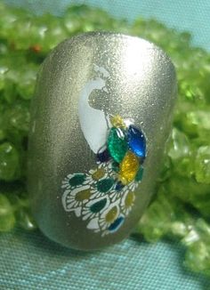 Peacock nails Nail Stuff, Peacocks, Just Amazing, Beauty Nails, Art Forms, Wedding Day