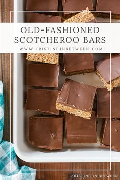 an image of old - fashioned sotcheroo bars