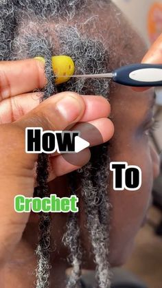 How To Crochet Dreadlocks Tutorials, How To Crochet Locs For Beginners, How To Crochet Locs, Crochet Locs Tutorial, Curly Loc Styles For Women, How To Crochet Dreadlocks, Crochet Over Locs, How To Start Locs, Loc Styles Long Locs