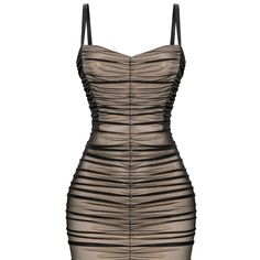 Make A Bold Statement With The Brielle Ruched Mesh Bodycon Cocktail Dress, Designed With A Nude Lining And Black Mesh Overlay For A Striking Contrast. The Ruched Detailing Accentuates Your Curves, While The Spaghetti Straps And Bodycon Fit Give This Dress A Sleek And Sexy Look. Perfect For Cocktail Parties Or Any Glamorous Night Out, This Dress Offers A Mix Of Sophistication And Edge. Condition: New With Tags Color: Black & Nude Fit: Bodycon With Ruched Mesh Overlay Fabric: Stretchy Mesh With So Bodycon Cocktail Dress, Cocktail Parties, Mesh Overlay, Black Cocktail Dress, Black Mesh, Cocktail Party, Spaghetti Strap, Night Out, Spaghetti