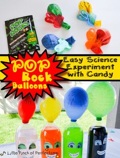 the science experiment with candy pop rocks