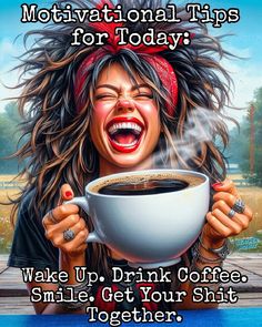 Heather Stillufsen, Coffee Quotes, Coffee Drinks, Facebook Page, Made By Me, My Love, Coffee, Quotes, Pins