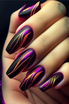 Exotic Nail Designs, Casket Nails, Turtle Nails, Plaid Nail Designs, Green Nail Designs, Plaid Nails, Purple Nail, Exotic Nails