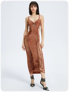 Shop women's summer casual midi black dress cut out style midi bodycon dress at a low price.  Free shipping over $59 and easy returns. Fitted Hollow Out Midi Dress, Fitted Hollow-out Midi Dress, Casual Midi Dress For Club, Spring Backless Bodycon Midi Dress, Spring Bodycon Backless Midi Dress, Bodycon Midi Sundress For Summer, Spring Hollow Out Midi Dress For Night Out, Summer Midi Dress With Cutout Knee-length, Hollow Out Midi Dress For Summer Date Night