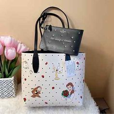 Great shopping ideas for Kate Spade Disney Beauty And Beast Small Reversible Tote with removable pouch, Women's Bags & Handbags Kate Spade Disney Everyday Bag, Kate Spade Disney Style Everyday Bags, Beauty And Beast, Kate Spade Disney, Reversible Tote, Shopping Ideas, Women's Bags, Bags Handbags, Kate Spade