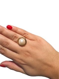 This elegant Pearlin' Ring features a lustrous pearl and two sparkling diamonds set in a delicate gold band that is adjustable. The timeless design and high-quality materials make it a perfect addition to any jewelry collection. Elevate any outfit and exude sophistication with this beautiful ring. Formal Pearl Drop Open Ring, Formal Open Ring With Pearl Drop, Formal Open Pearl Drop Ring, Formal Open Pearl Ring, Elegant Open Pearl Ring For Anniversary, Adjustable Gold Pearl Ring For Formal Occasions, Classic Formal Pearl Open Ring, Formal Gold Pearl Rings, Adjustable Open Pearl Ring For Formal Occasions