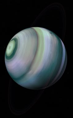 an artist's rendering of the planet saturn