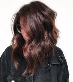 Glazed Donut Brunette Hair, Short Brownish Red Hair, Brunette Ombre, Cherry Coke, Brown Hair Shades, Chocolate Brown Hair Color, Chocolate Brown Hair, Dimensional Color, Winter Hair Color