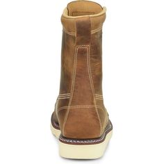 Carolina Men's Amp USA 8" Steel Toe Slip Resistant Work Boot -Brown- CA7505 On Sale Now! This Item Ships FREE! This Carolina work boot is crafted with a steel safety toe cap and steel shank and features an oil- and slip-resisting outsole for excellent traction no matter the terrain. This style is proudly Made in the USA with global parts. Old Town Folklore Leather Upper Steel Safety Toe Cap Removable Polyurethane Footbed Electrical Hazard Rated Steel Shank Welt Construction Slip Resisting Merame Vintage Brown Moc Toe Boots With Goodyear Welt, Brown Work Boots With Rubber Sole And Moc Toe, Brown Moc Toe Work Boots With Leather Footbed, Brown Boots With Reinforced Plain Toe, Classic Brown Moc Toe Work Boots, Classic Brown Work Boots With Moc Toe, Brown Snip Toe Work Boots With Goodyear Welt Construction, Brown Work Boots With Goodyear Welt And Snip Toe, Rugged Brown Work Boots With Rubber Sole