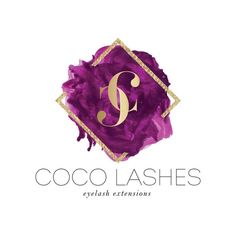 the logo for coco lashes, an eyelashe extension brand that is currently in stores