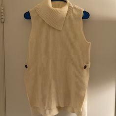 Anthropologie Knit Sweater Vest In Cream. Size Xs. Never Used. Vest Sweater, Knit Sweater Vest, Anthropologie Sweater, Women's Vest, Sweater Vest, Womens Vest, Knit Sweater, Knitted Sweaters, Anthropologie