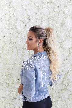 This Womens Jackets & Coats item by Creationari has 126 favorites from Etsy shoppers. Ships from Maplewood, NJ. Listed on Mar 15, 2023 Bridal Denim Jacket, Bridal Romper, Two Become One, Bridesmaid Hangers, Bridesmaid Satin, Lace Bridal Robe, Wedding Slippers, Bridal Jacket, Gift For Bride