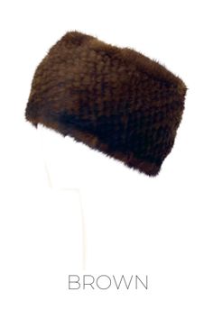 Linda Richards Mink Headband HB-03 | Brown Fur Headband, Ear Warmers, Your Head, York City, New York City, New York