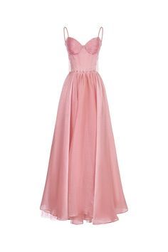 This A-line dress will make you feel like the embodiment of grace and elegance. The delicate chiffon material drapes beautifully, while the A-line silhouette flatters your figure. With delicate spaghetti straps and a floor-length hem, this dress is perfect for any formal occasion. Flowy A-line Evening Dress, Elegant Flowy Evening Dress For Prom Season, Pre-draped Chiffon Maxi Dress With Fitted Bodice, Chiffon A-line Maxi Dress With Fitted Bodice, Chiffon A-line Evening Dress, Elegant A-line Corset Dress For Evening, Lined Bodice Evening Dress For Prom Season, Silk Evening Dress With Sweetheart Neckline For Prom, Elegant Flowy Evening Dress For Prom