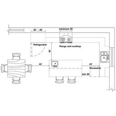 the diagram shows how to install an automatic water heater