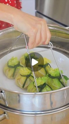 CiCi Li on Instagram: "Napa Cabbage Soup Dumplings

#napacabbage #soupdumplings #lowcarbs #chinesefood #chineserecipewritten 

Written Recipe: https://cicili.tv/napa-cabbage-soup-dumplings/

Recipe
Serving: 12 Napa Cabbage Soup Dumplings
Prep time: 30 minutes
Cook time: 15 minutes

For the filling:
1 ½ pounds ground chicken
3 pieces shiitake mushrooms
3 tablespoons cilantro stems
3 tablespoons liquid seasoning
1 tablespoon rice wine
Pinch of white pepper
1 tablespoon sesame oil
2 large eggs

For the dumplings:
12 large Napa cabbage leaves
12 small Napa cabbage leaves
6 stalks Chinese chives
1 teaspoon cornstarch
1 tablespoon water" Napa Cabbage Soup, Cabbage Dumplings, Chinese Chives, Dumplings Recipe, Shiitake Mushrooms, Napa Cabbage, Cabbage Leaves