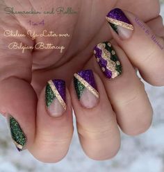 Mari Gras Nails, Mardi Gras Color Street, New Orleans Nails