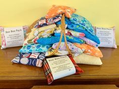 Colorful Flannel, Rice Packs, Boo Bags, Boo Boo Bags, Rice Heating Pads, Rice Pack, Hot Cold Packs, Packing A Cooler, Hot Pack