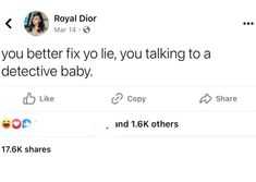 two tweets that are on top of each other, one has a baby in it