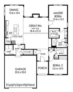 the first floor plan for this house