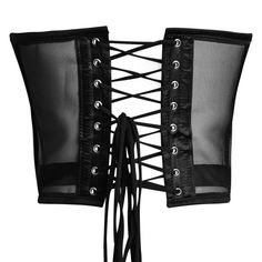 The Black Under Bust Mesh Corset Top is a versatile option that serves multiple purposes, including tight lacing, shaping the body, and training the waist. It is a prudent investment for achieving your desired physique or appearance. Moreover, this corset sets you apart and draws attention to you. The Under Bust Corset provides substantial support for the lumbar, midsection, and lower back, potentially improving posture during everyday tasks. Its robust design, featuring Heavy Duty Steel Boning, Black Stretch Corset With Straps, Underbust Nylon Stretch Corset, Stretch Nylon Underbust Corset, Black Stretch Corset Belt With Corset Back, Black Stretch Corset With Bandage Details, Black Stretch Bandage Corset, Black Mesh Fitted Corset, Black Fitted Mesh Corset, Black Mesh Corset