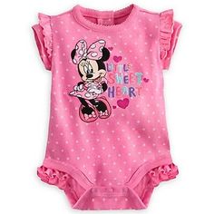 Disney Onesie, Disney Baby Clothes, One Piece Clothing, Baby Minnie, Baby Minnie Mouse, Disney Merchandise