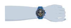 This incredible Invicta watch from the Sea Vulture collection offers a Quartz movement, and a sophisticated blue case. The face displays a silver carbon fiber dial protected by our proprietary Flame Fusion Crystal. The design is completed by a blue silicone band. This timepiece can resist water for up to 100m.Building each timepiece for the fierce of heart, Invicta watches are an exemplary demonstration of versatility, setting a precedent for braving the most adventurous of activities. Here at I Modern Blue Watch With Skeleton Dial, Modern Blue Chronograph Watch With Skeleton Dial, Luxury Blue Chronograph Watch With Analog Display, Modern Blue Watches With Tachymeter, Blue Chronograph Watch With Round Dial For Outdoor, Blue Tachymeter Watch Accessories With Round Dial, Modern Blue Digital Watch With Round Dial, Blue Outdoor Chronograph Watch, Blue Analog Chronograph Watch For Outdoor