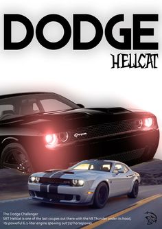 Dodge Challenger Poster, Dodge Challenger Wallpapers, Dodge Challenger Hellcat, Dodge Srt, Dodge Challenger Srt Hellcat, Dodge Muscle Cars, Hellcat Challenger, Dodge Challenger Srt