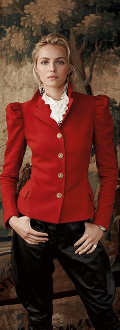 Ralph Lauren | Valentina Zelyaeva Cow Boys, Victoria Secrets, Equestrian Outfits, Business Outfit, Mega Man, Equestrian Style