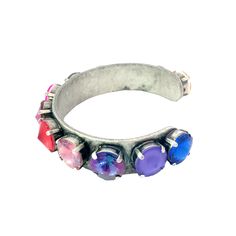 Add a subtle sparkle to your look with the Keira Rainbow Cuff! This beautiful bracelet is fashioned with a plated brass base metal and high quality crystals for a hint of understated elegance that won't overpower your ensemble. It's malleable nature also makes it super comfortable to wear all day long! Canadian-crafted with love, this piece will have you looking stylish and on-trend. Metal Words, Secret Sale, Understated Elegance, Pin Collection, Base Metal, Ring Bracelet, Beautiful Bracelet, Shop Necklaces, Sparkle