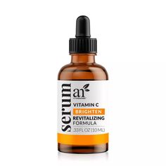 Artnaturals Vitamin C Serum - 0.33 Fl Oz : Target Oils For Scars, Gotu Kola, Alcohol Free Toner, Oil Skin Care, Benzoic Acid, Bounce Back, Skin Repair, Skin Care Serum, Vitamin C Serum