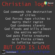 an image with the words, but god is love in red and black on it