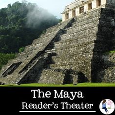 an image of a book cover for the maya reader's theater