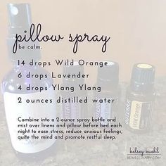 Diy Sleep Spray, Essential Oil Spray Recipes, Essential Oil Perfumes Recipes, Sleep Insomnia, Sleep Spray, Essential Oil Diffuser Blends Recipes, Essential Oil Spray, Essential Oils For Sleep, Essential Oils Herbs